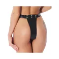 Verstellbarer Strap-On-Harness mit Innerem und Äusserem Dildo von Bondage Play