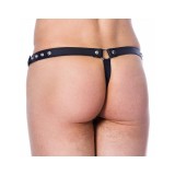 Leder-G-String Verstellbar mit Öffnung von Bondage Play | Fesselliebe.de
