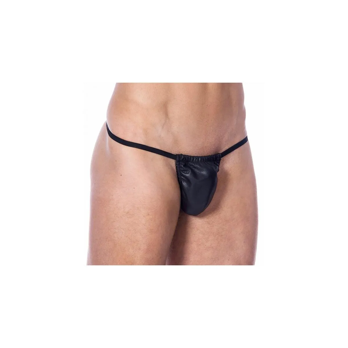 Leder-G-String Elastisch Einheitsgrösse von Bondage Play | Fesselliebe.de