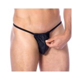 Leder-G-String Verstellbar Einheitsgrösse von Bondage Play | Fesselliebe.de