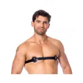 Verstellbare Leder-Pasties von Bondage Play