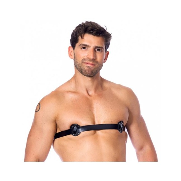 Verstellbare Leder-Pasties von Bondage Play | Fesselliebe.de
