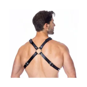 Verstellbarer Leder-Kreisharnisch von Bondage Play