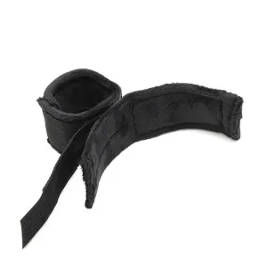 Handschellen mit Maske Verstellbar Schwarz von Bondage Play