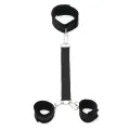 Weiches Halsband mit Handschellen und Leine Verstellbar von Bondage Play
