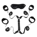 Unterbett-Fesselset Schwarz von Bondage Play
