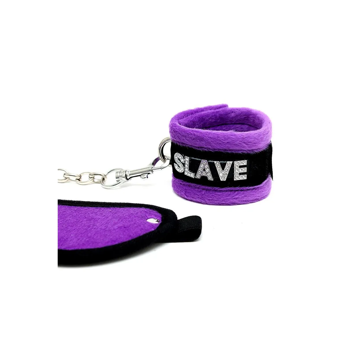 Handschellen und Augenmaske Lila von Bondage Play | Fesselliebe.de