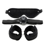 Bondage-Set 3-Teilig Schwarz von Bondage Play | Fesselliebe.de