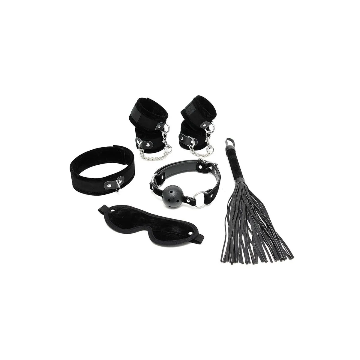 Komplettes Fesselset Schwarz von Bondage Play | Fesselliebe.de