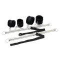 Doppel-Spreizstange mit Manschetten Verstellbar Schwarz von Bondage Play