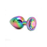 Analplug und Schmuckstück In Regenbogenfarben Plug Rainbow von Bondage Play | Fesselliebe.de