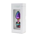 Analplug und Schmuckstück In Regenbogenfarben Plug Rainbow von Bondage Play | Fesselliebe.de