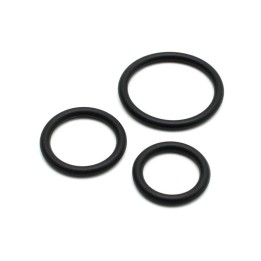 Set mit 3 Silikon-Penisringen von Bondage Play | Fesselliebe.de