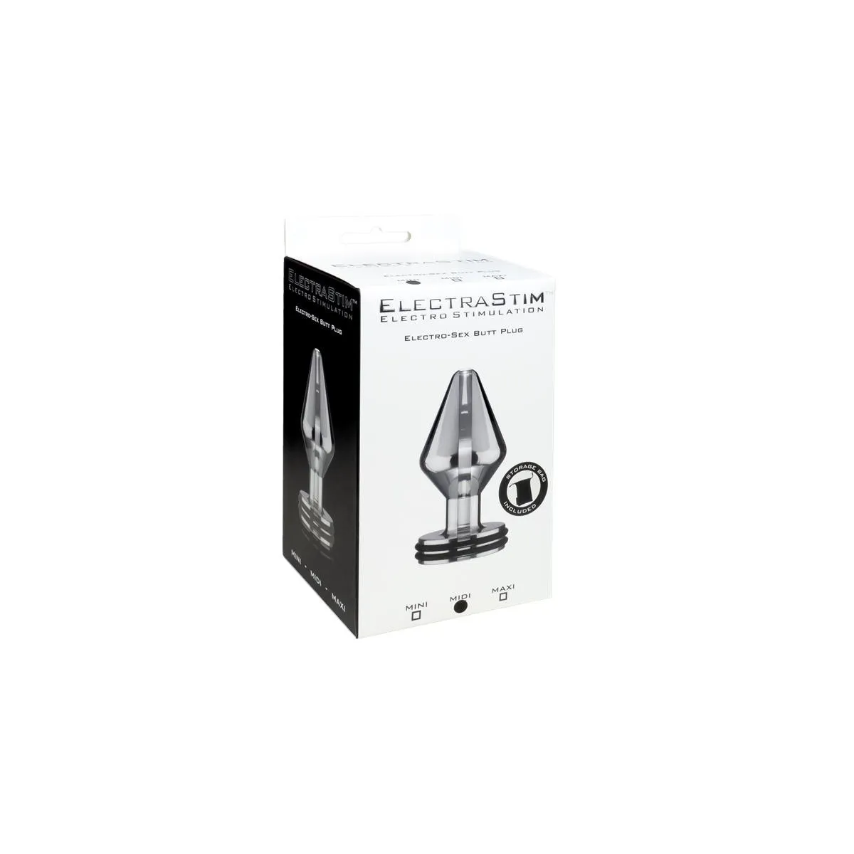 Midi-Elektro-Analplug Grösse M von Electrastim | Fesselliebe.de