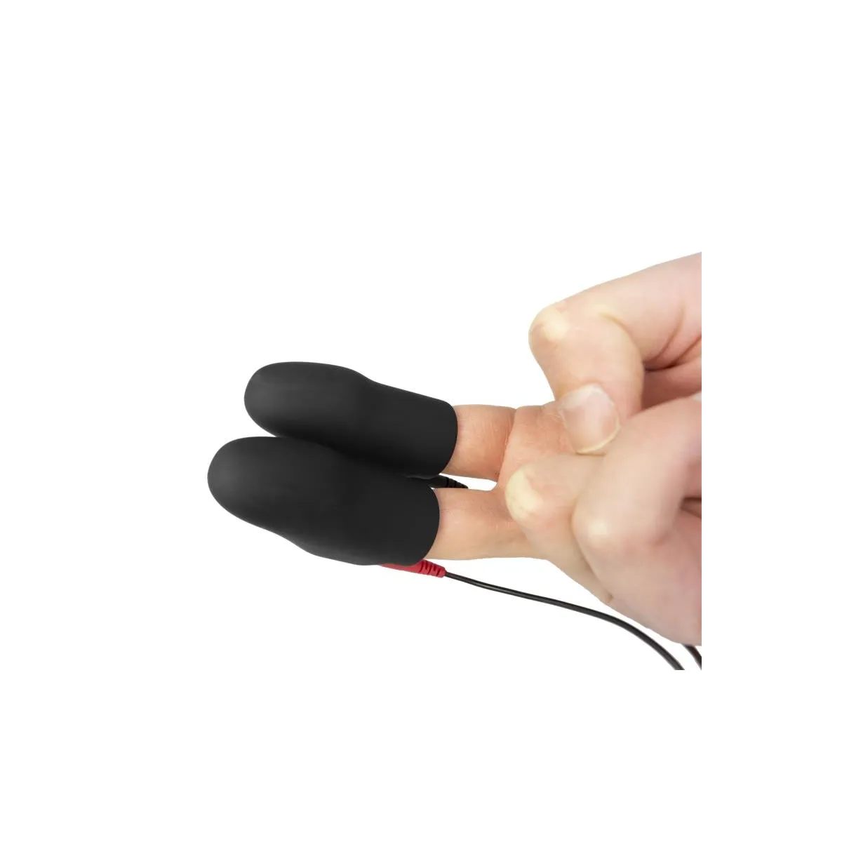 Explorer Silikon Noir Fingerhüllen von Electrastim | Fesselliebe.de