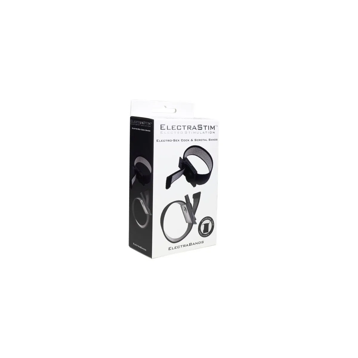 Set mit 2 Verstellbaren Stoffringen von Electrastim | Fesselliebe.de