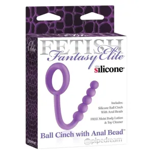 Fetish Fantasy Elite Ball Cinch mit Analperlen, Lila von Fetish Fantasy Elite