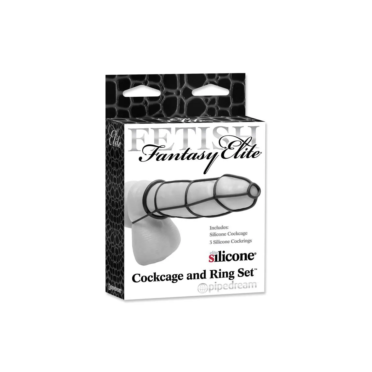 Fetish Fantasy Elite Peniskäfig und Ring-Set Schwarz von Fetish Fantasy Elite | Fesselliebe.de