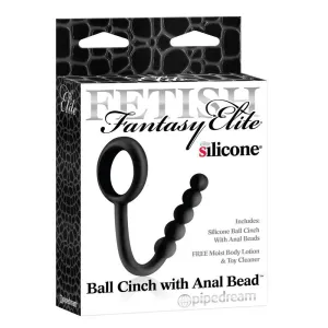 Fetish Fantasy Elite Ball Cinch mit Analkugeln Schwarz von Fetish Fantasy Elite