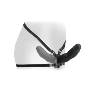 Fetish Fantasy Elite Double Delight Strap-On Schwarz von Fetish Fantasy Elite