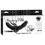 Fetish Fantasy Elite Double Delight Strap-On Schwarz von Fetish Fantasy Elite | Fesselliebe.de