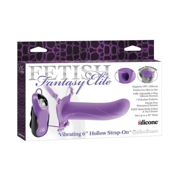 Fetish Fantasy Elite 15 cm Vibrating Hollow Strap-On von Fetish Fantasy Elite | Fesselliebe.de