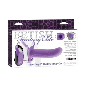 Fetish Fantasy Elite 15 cm Vibrating Hollow Strap-On von Fetish Fantasy Elite