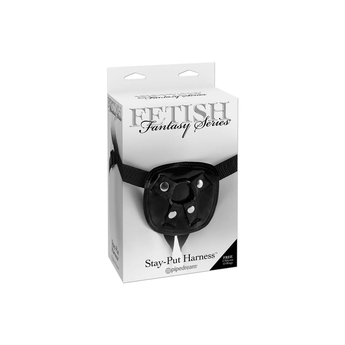 Stay-Put-Harness Schwarz von Fetish Fantasy Harness | Fesselliebe.de