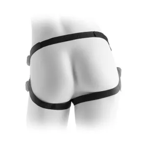 Vibrierender Plüsch-Harness Schwarz von Fetish Fantasy Harness