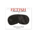 Satin-Liebesmaske Schwarz von Fetish Fantasy Series