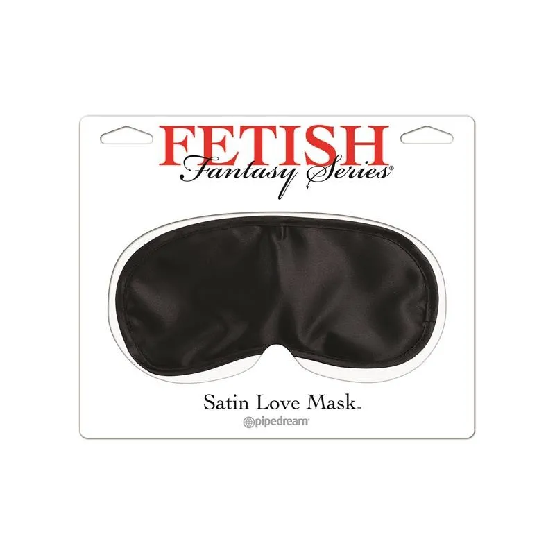 Satin-Liebesmaske Schwarz von Fetish Fantasy Series | Fesselliebe.de