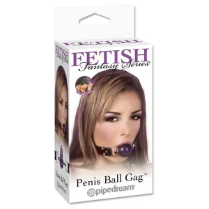 Penis-Förmiger Ballknebel, Lila von Fetish Fantasy Series