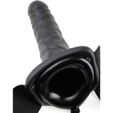 Umschnall-Hohl-Dildo mit Vibration 8 Schwarz von Fetish Fantasy Series | Fesselliebe.de