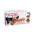 Strap-On Vibrating Hollow Dildo 7 von Fetish Fantasy Series