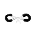 Furry-Handschellen für Anfänger Schwarz von Fetish Fantasy Series