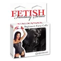 Furry-Handschellen für Anfänger Schwarz von Fetish Fantasy Series