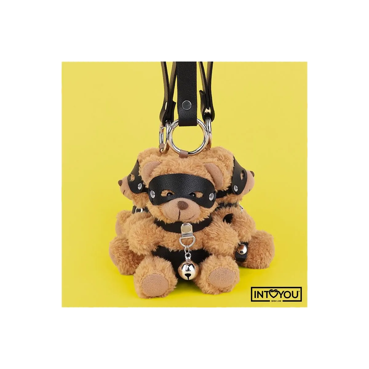 Mimi Schlüsselanhänger BDSM Teddybär mit Halsband und Glöckchen von Intoyou BDSM Line | Fesselliebe.de