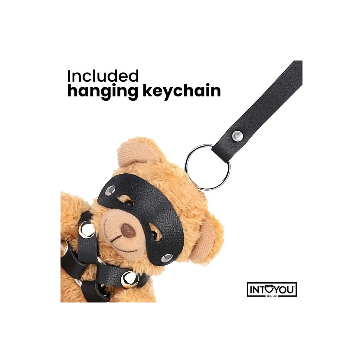 Bearly Schlüsselanhänger BDSM Teddybär mit Brustgeschirr von Intoyou BDSM Line | Fesselliebe.de