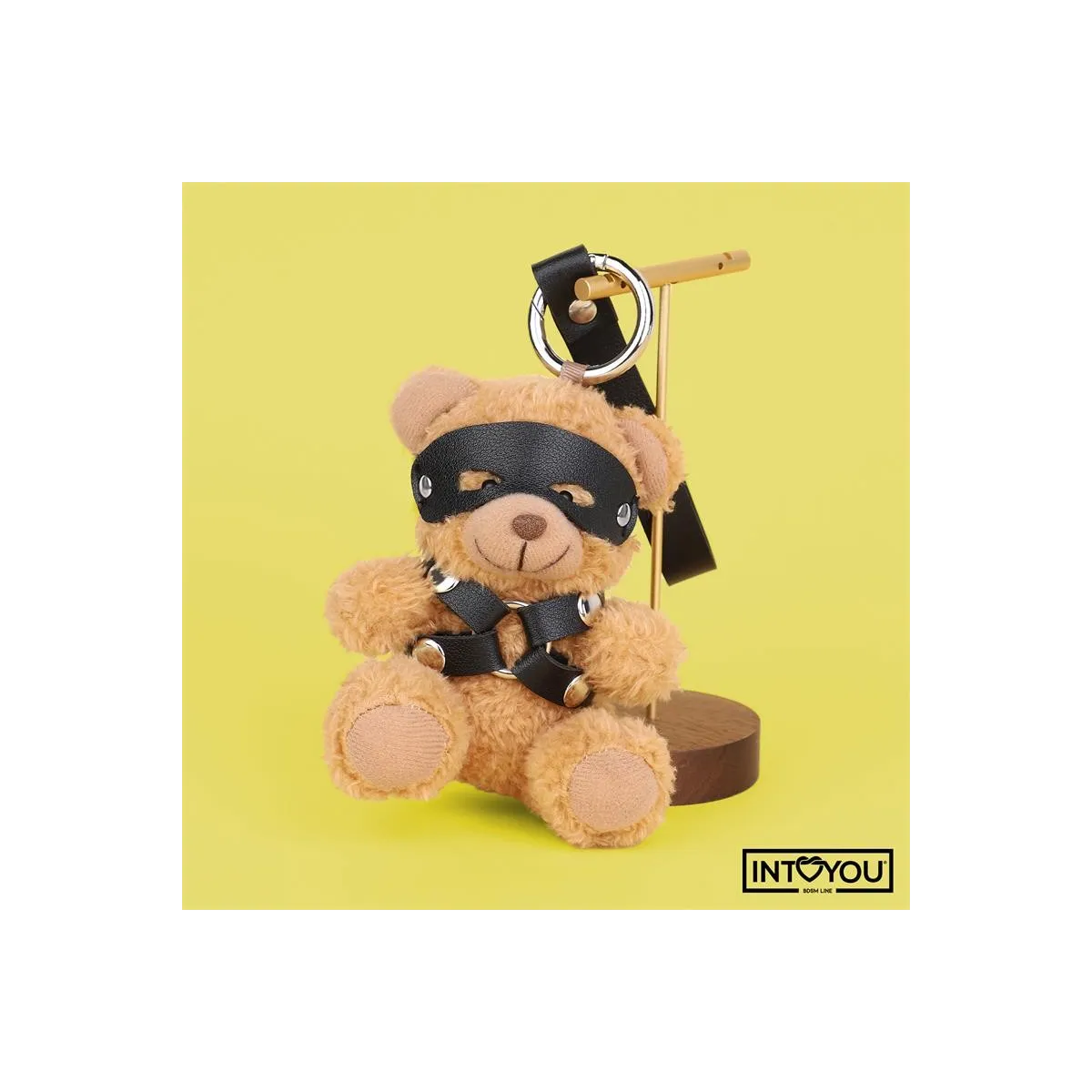 Bearly Schlüsselanhänger BDSM Teddybär mit Brustgeschirr von Intoyou BDSM Line | Fesselliebe.de