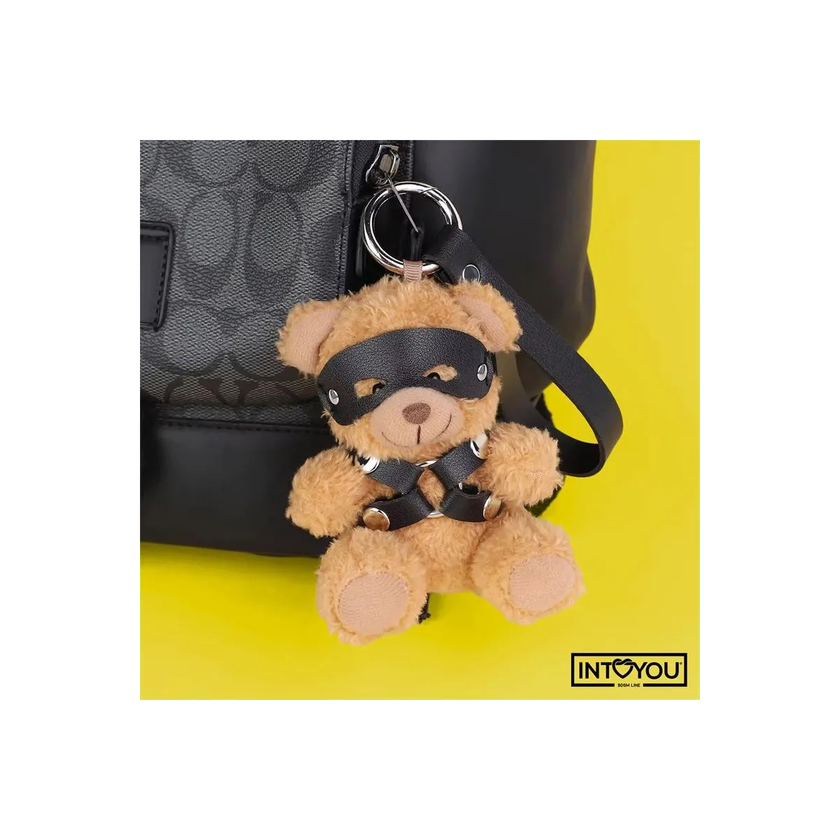 Bearly Schlüsselanhänger BDSM Teddybär mit Brustgeschirr von Intoyou BDSM Line | Fesselliebe.de