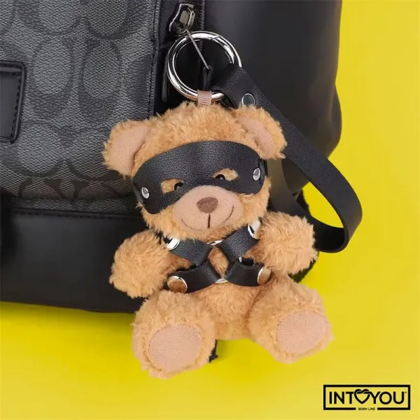Bearly Schlüsselanhänger BDSM Teddybär mit Brustgeschirr von Intoyou BDSM Line | Fesselliebe.de