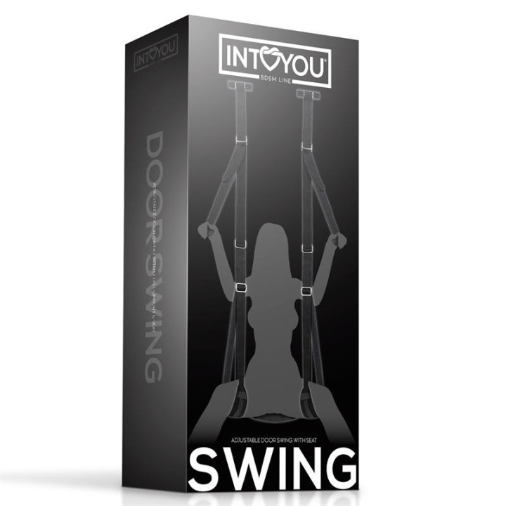 Verstellbare Türschaukel mit Beinstützen und Sitzfläche von Intoyou BDSM Line | Fesselliebe.de