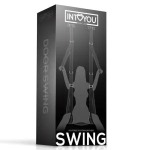 Verstellbare Türschaukel mit Beinstützen und Sitzfläche von Intoyou BDSM Line