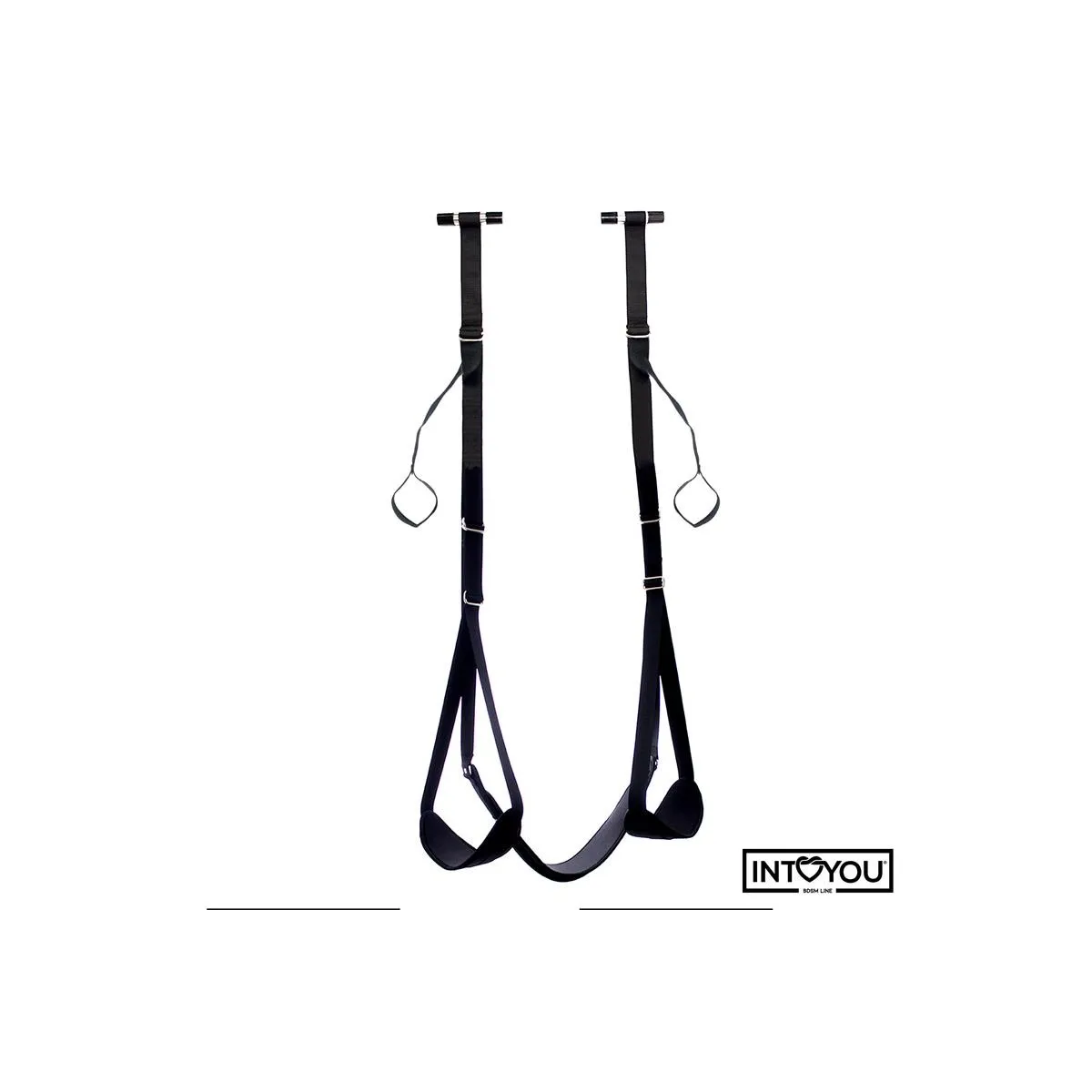 Verstellbare Türschaukel mit Beinstützen und Sitzfläche von Intoyou BDSM Line | Fesselliebe.de