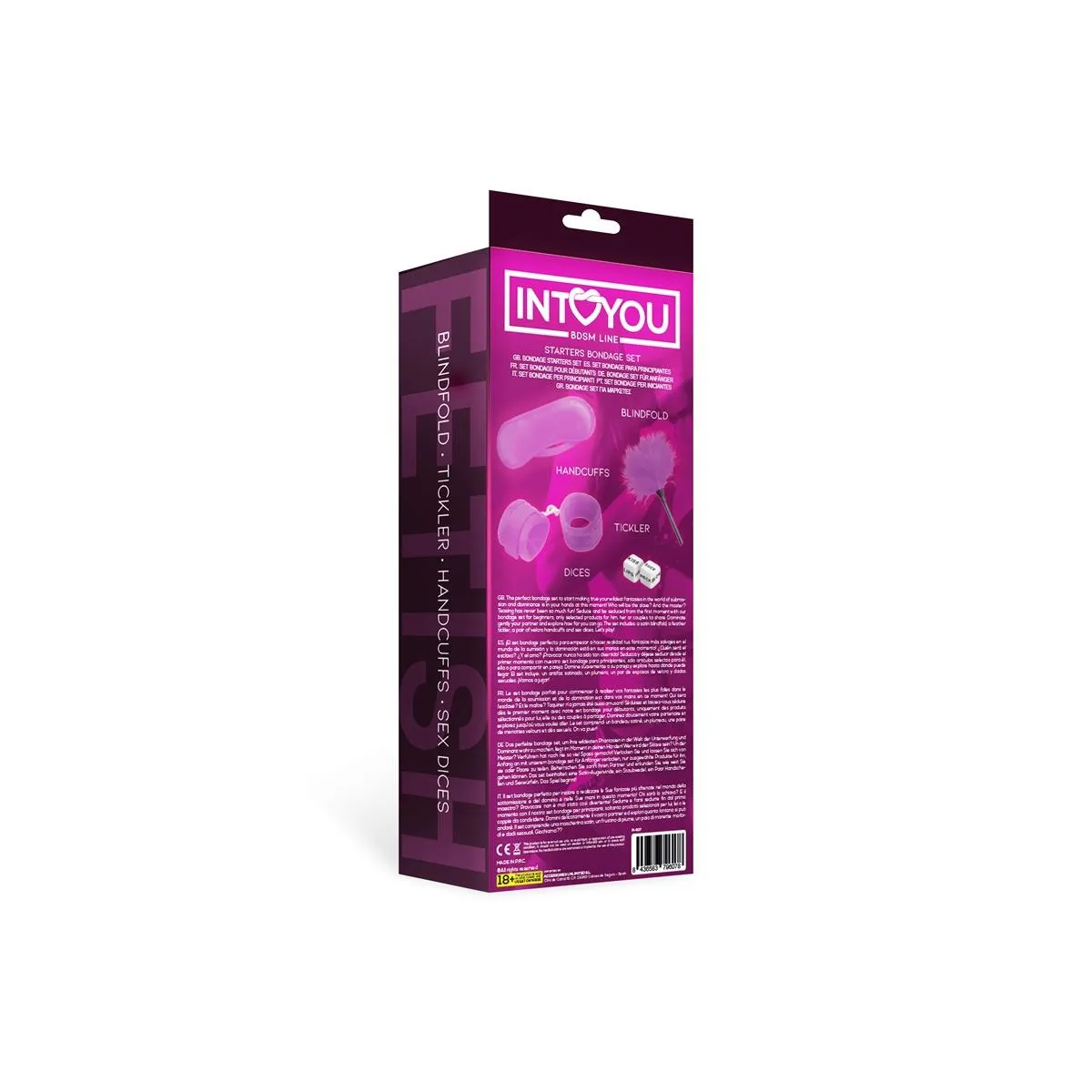 Bondage-Set für Anfänger 4-Teilig Lila von Intoyou BDSM Line | Fesselliebe.de