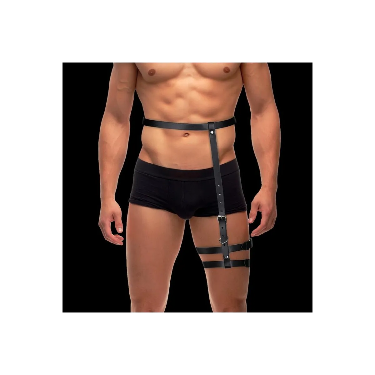 Martin Bein- und Taillen-Bondage-Gurtzeug von Intoyou BDSM Line | Fesselliebe.de