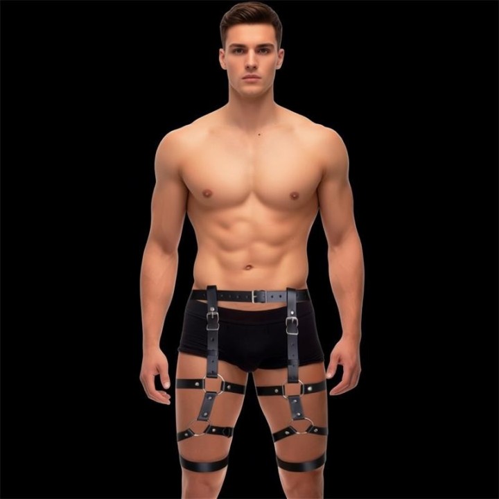 Fabian Bein- und Taillen-Bondage-Gurtzeug, Verstellbar von Intoyou BDSM Line | Fesselliebe.de