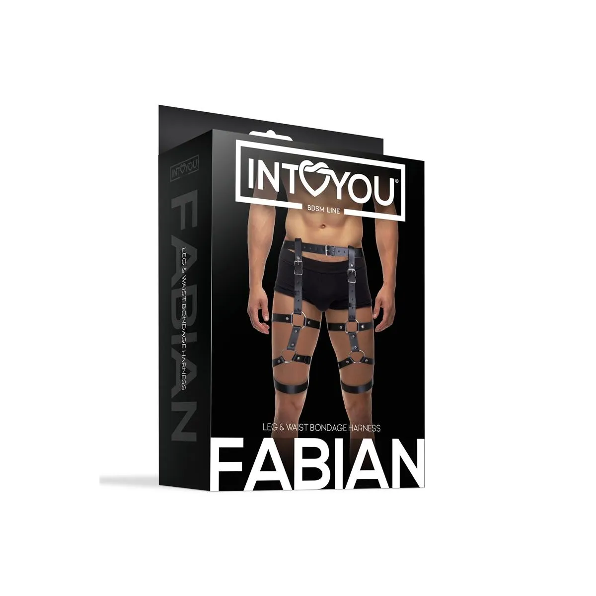 Fabian Bein- und Taillen-Bondage-Gurtzeug, Verstellbar von Intoyou BDSM Line | Fesselliebe.de