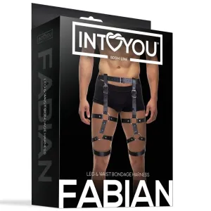 Fabian Bein- und Taillen-Bondage-Gurtzeug, Verstellbar von Intoyou BDSM Line