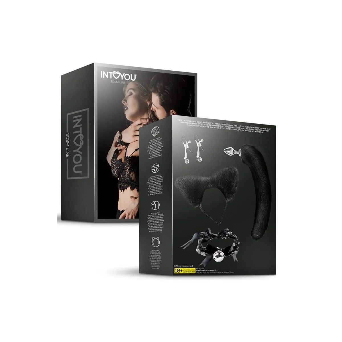 4-Teiliges Cosplay-Set von Intoyou BDSM Line | Fesselliebe.de